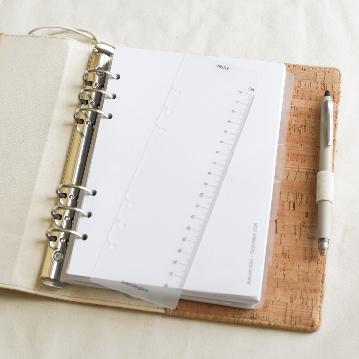 Lesezeichen Today Marker transparent frosted für Ringbuch