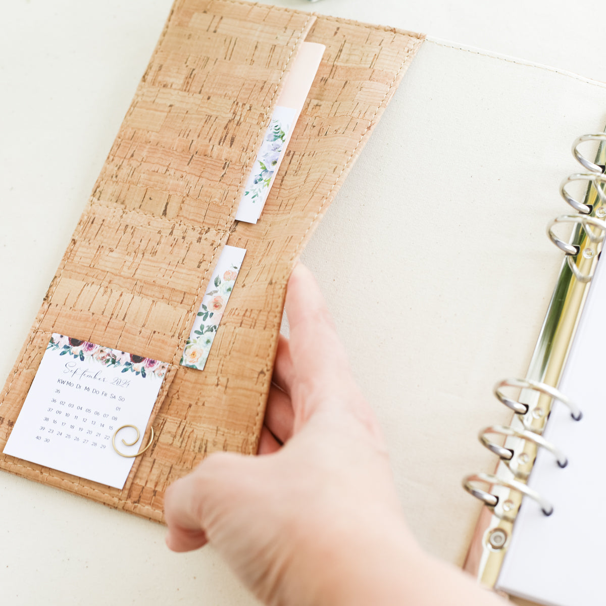 Mix and Match - Ringbuchplaner Set Kork - Mix and Match