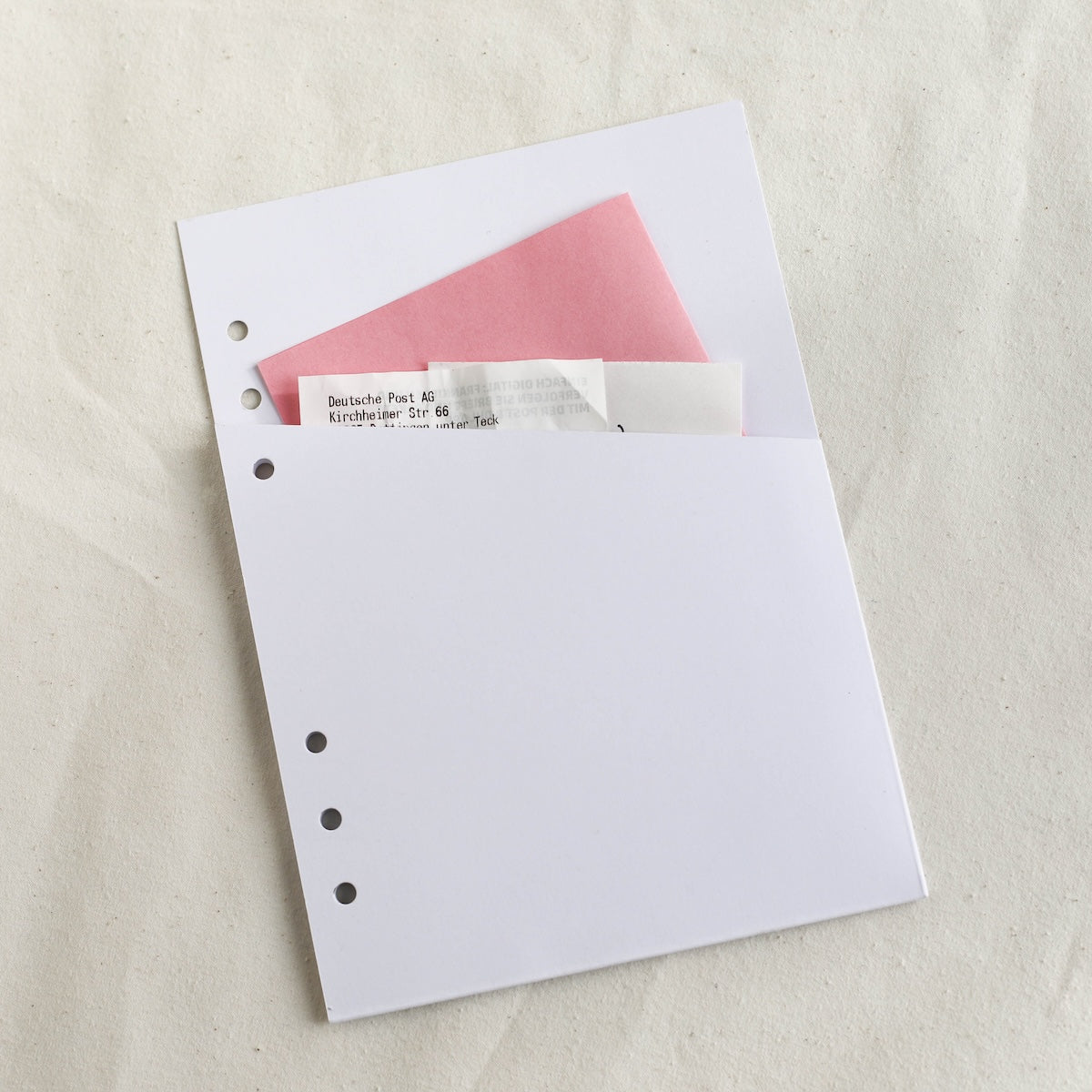Abhefttasche für lose Zettel