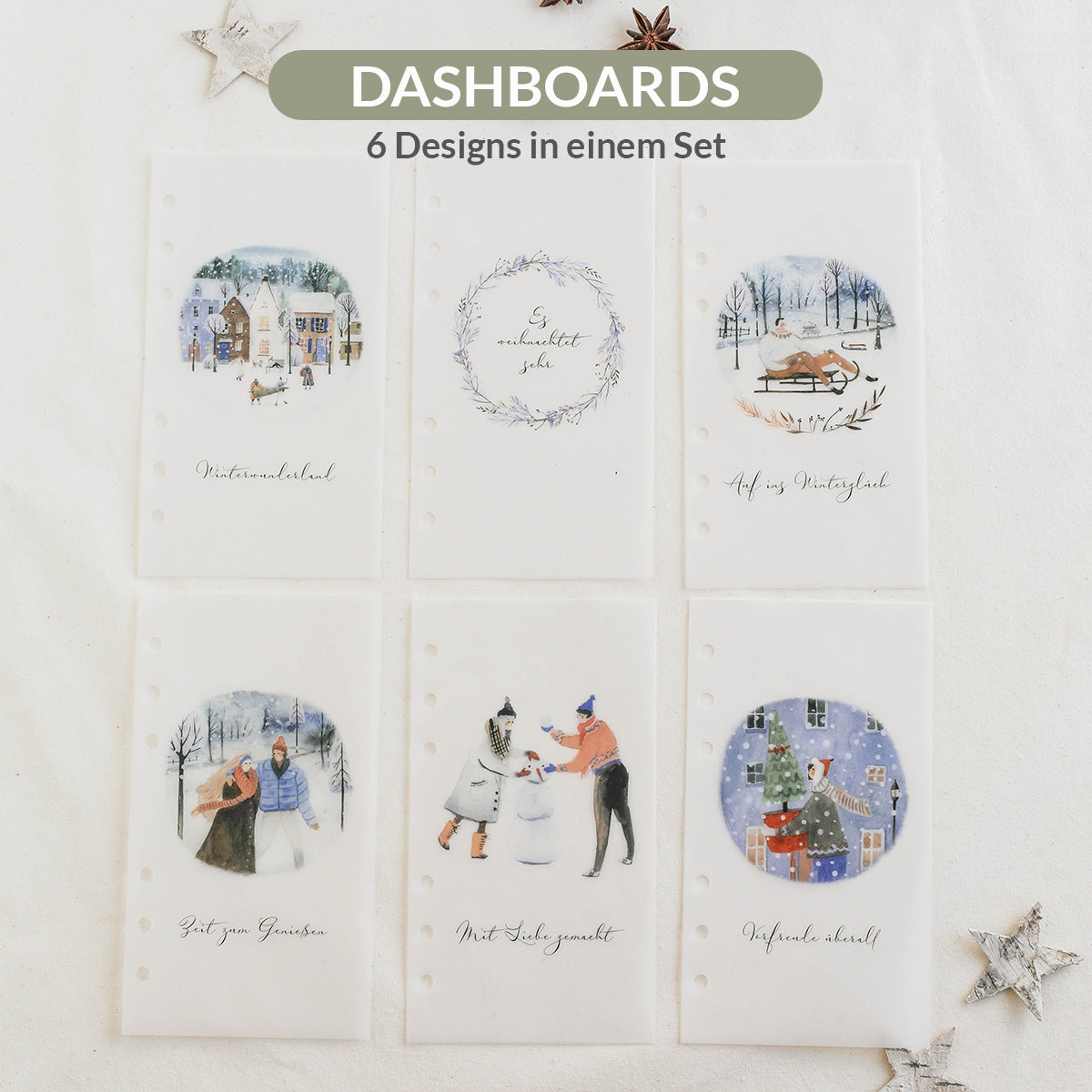 Limited Edition: Kalendereinlagen Weihnachtsplaner