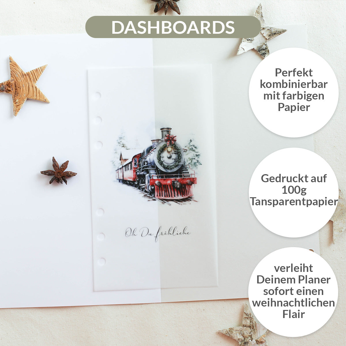 Limited Edition: Kalendereinlagen Weihnachtsplaner