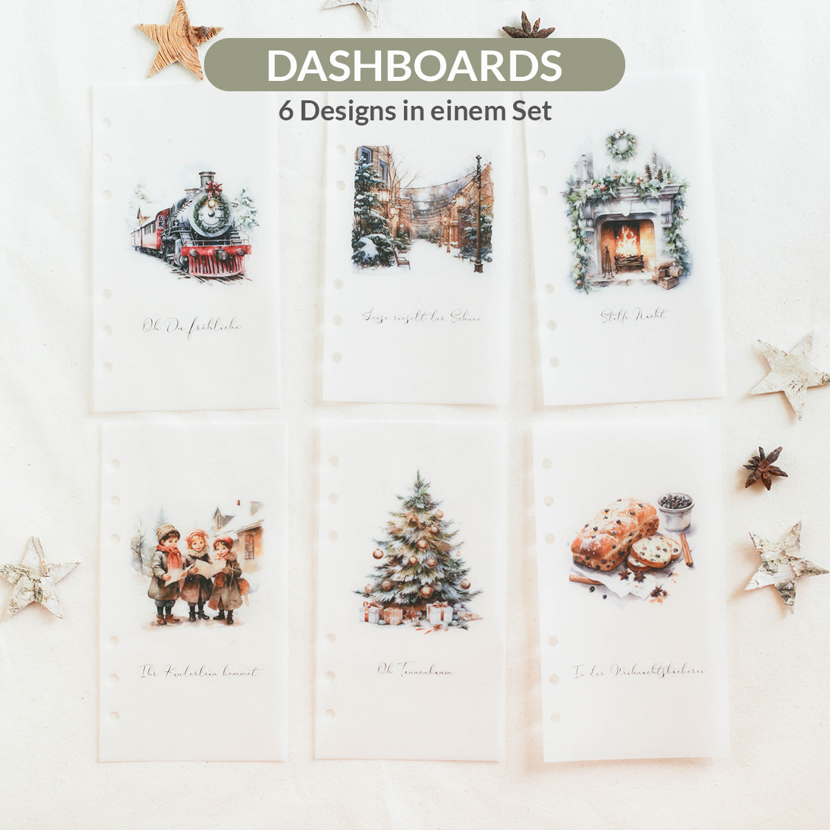 Limited Edition: Kalendereinlagen Weihnachtsplaner