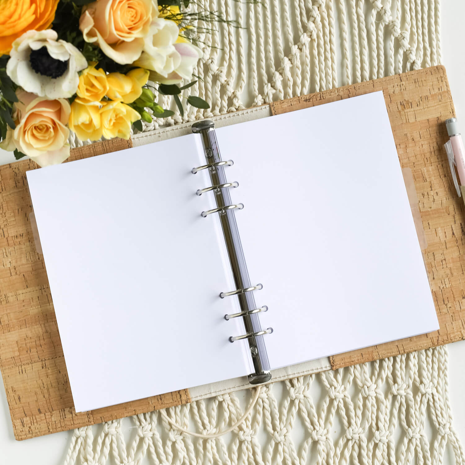 Kalendereinlagen Notizen blanko