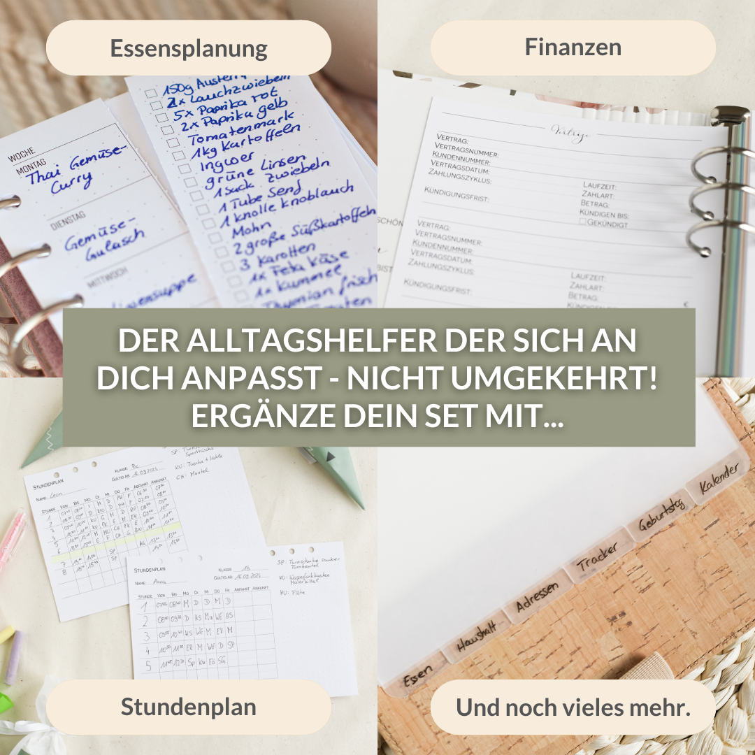 ✨ Starter Set ✨- Ringbuch Alltagshelfer Set