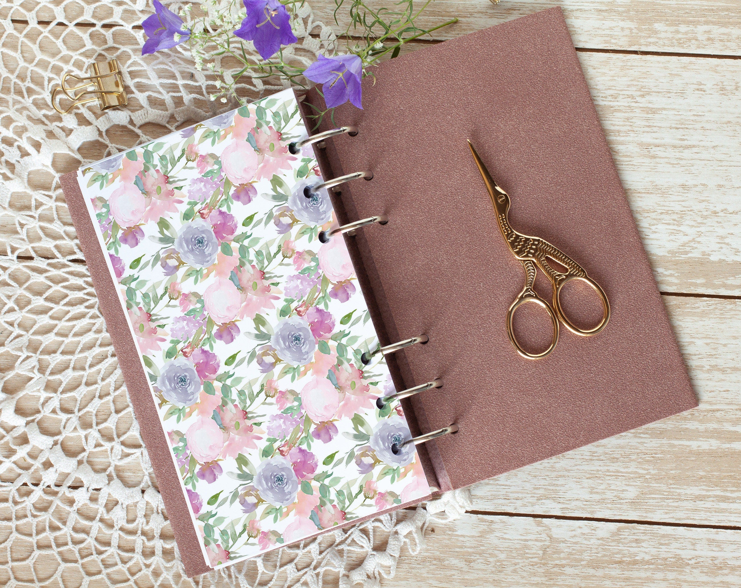 Kalendereinlage A5 oder Personal Jahresübersicht für Ringbuch 2024 2025